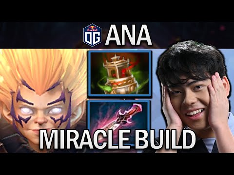 OG.ANA SMURF INVOKER WITH MIRACLE BUILD - DOTA 2 7.31 GAMEPLAY