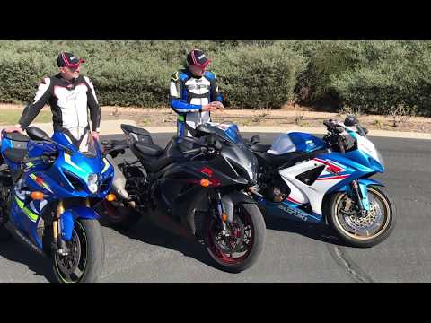 Worth upgrading? 2017 Suzuki GSX-R1000R vs. 2017 Suzuki GSX-R1000 vs. 2007 Suzuki GSX-R1000
