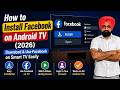 How To Install Facebook On Android TV 2026 Download Use Facebook On Smart TV Easily