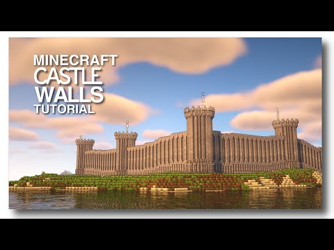 Minecraft: How to Build Castle Walls!