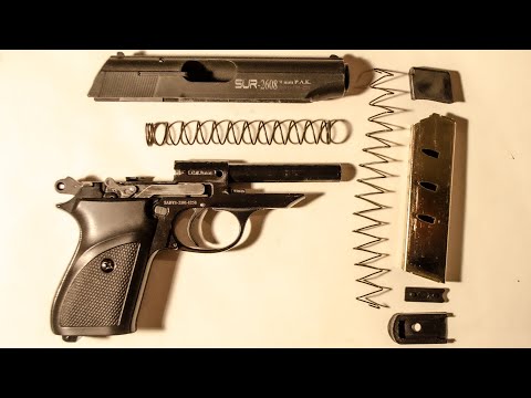 SUR 2608 | Не полная разборка и сборка стартового пистолета и магазина