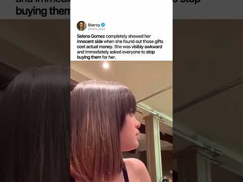 SELENA GOMEZ LEARNS GIFTS ARE REAL
