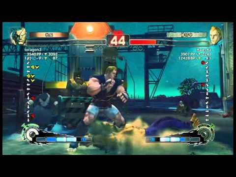 【スパ４】toragon3[サガット] vs HaleyKx[アベル]