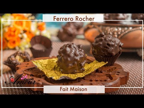 Homemade Ferrero Rocher