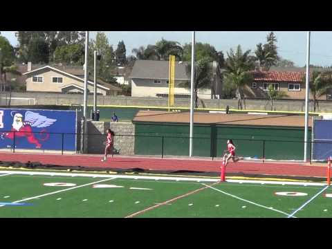 OpenG 400m vs Marina & NH 4-3-14 - Los Alamitos Girls