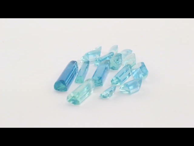 1345235 Lot of faceted aquamarines approx. 41.96 ctv (16)