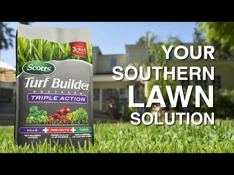 How to Use Scotts® Turf Builder® Southern Triple Action on Your Lawn