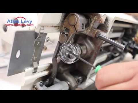 How to fix hook timing on an industrial sewing machine