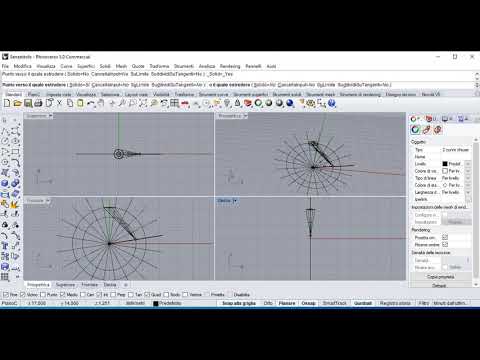 Rhinoceros Tutorial#10 Veretta con traforo a cuore