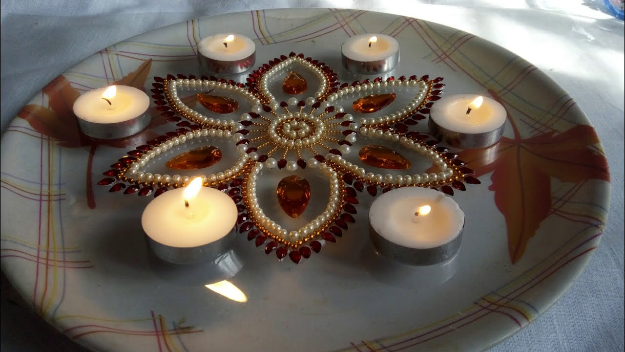 kundan rangoli tricks by nandi art and craft