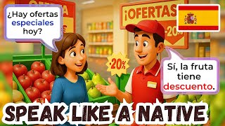 🛒 掌握超市对话 | A1-A2级别 | 学习西班牙语