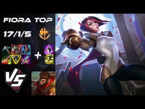 TOP Fiora vs Wukong - NA Grandmaster Patch 25.22