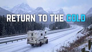 Winter Came BACK! Living In My Cozy Off-Grid Truck Camper In The Winter