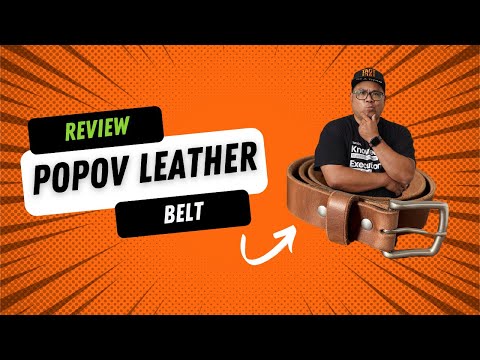 🔥 Popov Leather Belt Review – Is It Worth It? 🔥