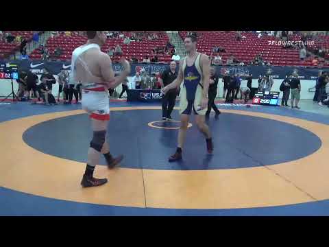 88 Lbs Rr Rnd 2 - Nathaniel Augustson, 505 Wrestling Club Vs Michael Burke, Yorktown Wrestling Clu