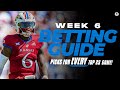 Free Picks for EVERY Top 25 game in College Football [Week 6 Betting Guide] | CBS Sports HQ