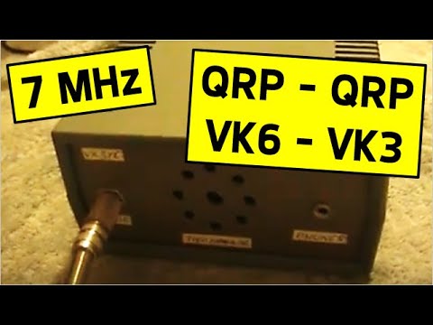 Successful 2 x Knobless Wonder 7 MHz QRP SSB contact with VK6YR