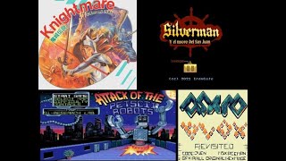 New Amiga Games 2021  2022  Attack PETSCII ROBOTS  & Knightmare & Silverman & Astro Blox