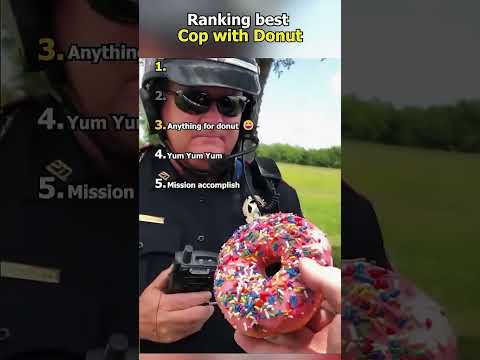 COPS Top 5 Donut Pranks!🍩🍩🍩 #shorts #cops