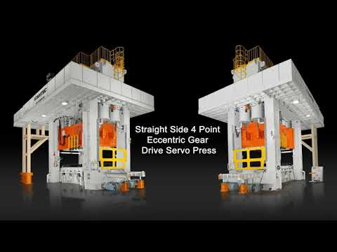 Stamtec SDS4 Straight Side Eccentric Gear Servo Press
