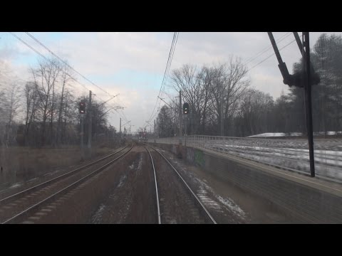 Cabview EN57: Trzebinia - Kraków Główny + sound - 05.02.2016