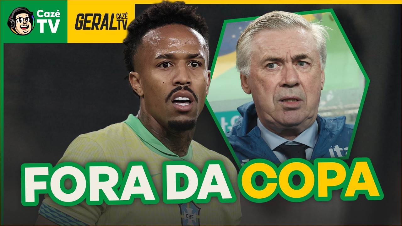 MILITÃO FORA DA COPA! QUEM ENTRA NO LUGAR? HULK NO FLU, CRUZEIRO X BOCA E MAIS! | GERAL CAZÉTV