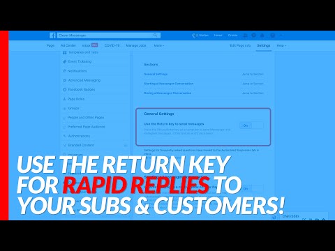 Use The Return Key for Rapid Messaging! (Chatbot Page Hacks - Episode 5)