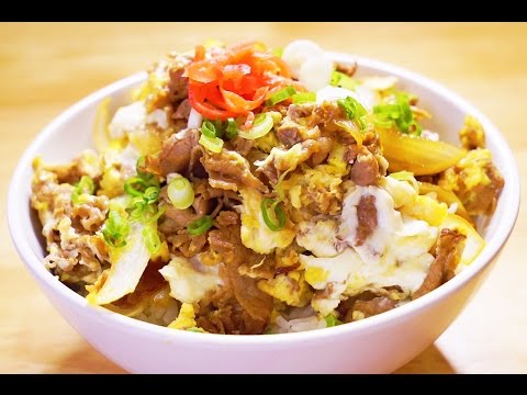How to Cook Gyudon Beef Bowl in 5 Minutes? CiCi Li - Asian Home Cooking Recipes