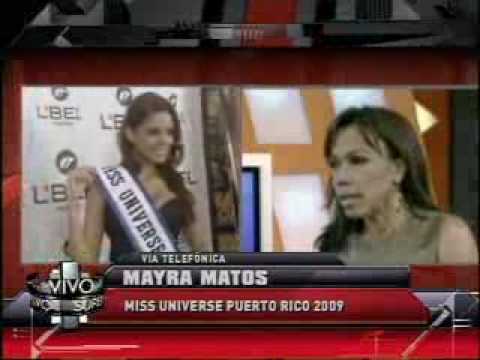 SuperXclusivo 7/9/09 - Miss Universe PR 2009 Mayra Matos