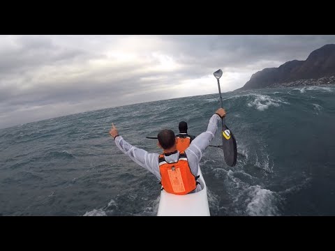 18 till we die. Downwind paddling Cape Town