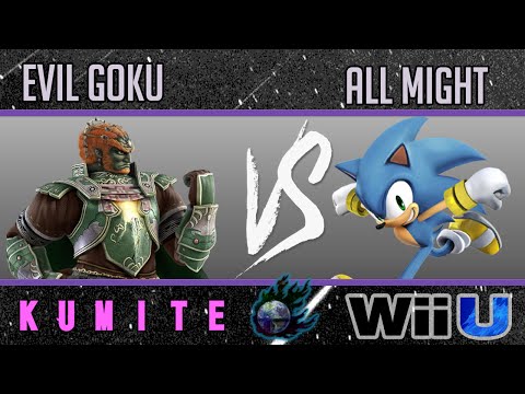 Kumite 8 - Evil Goku vs. All Might - Smash Wii U Singles Winners Round 3