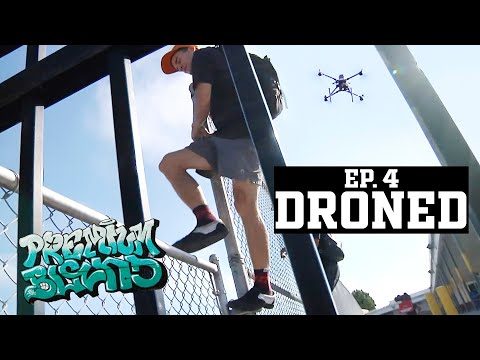 BMX BUST BY POLICE DRONE! - Premium Blend Ep. 4 - DRONED - PREMIUM BMX