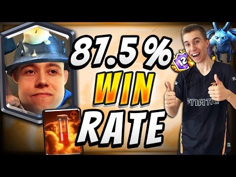 87.5% WIN RATE! NERF THIS MINER POISON DECK! — Clash Royale