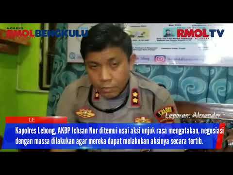 Negosiasi Massa, Kapolres Minta Seluruh Masyarakat Jaga Kamtibmas