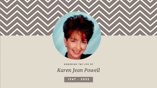 Karen Jean Powell Funeral Service