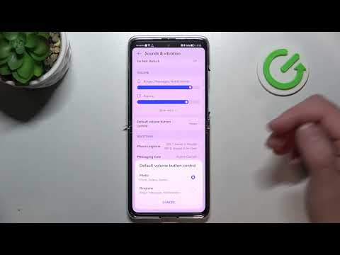 How to Change Volume Key Control on HUAWEI P50 Pocket