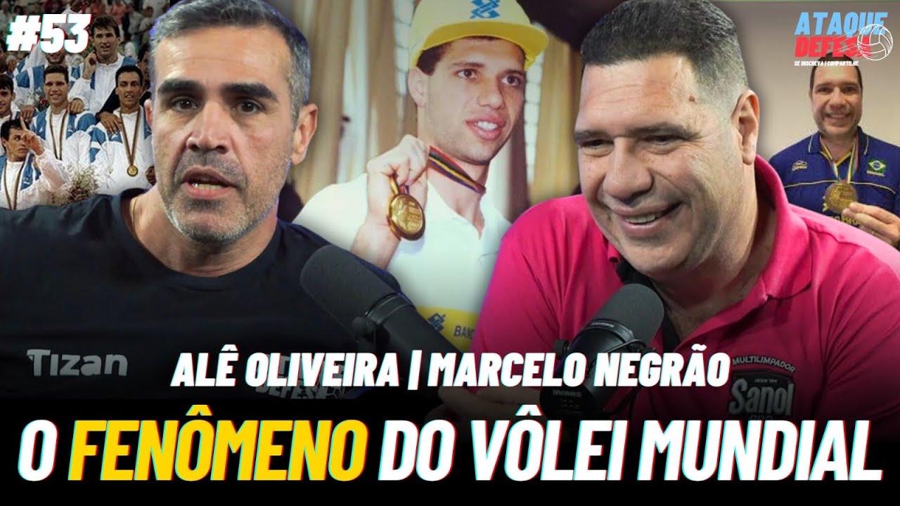 Alê Oliveira | MARCELO NEGRÃO - CAMPEÃO OLÍMPICO, FENÔMENO E MAIOR OPOSTO DO VÔLEI MUNDIAL #53
