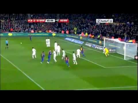 Real Madrid vs barcelona Copa Del Ray 26 1 2012 HD بتعليق رؤوف خليف