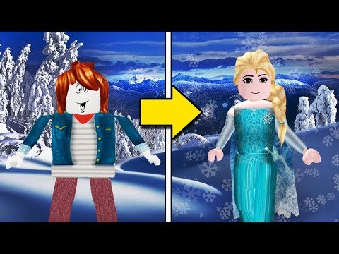 โรบล็อกตัวกากๆกลายเป็นเจ้าหญิงน้ำแข็งแสนสวย! | Roblox Elsa Frozen