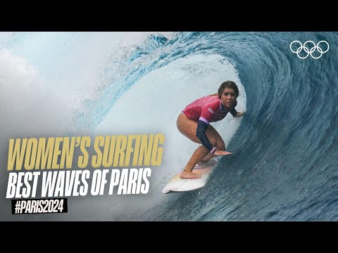 The 10 Higest Scoring Waves of Paris 2024! | Women's Surfing