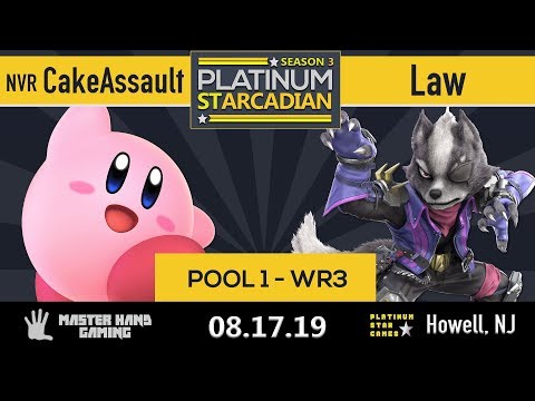 Platinum Starcadian S3 - NVR | CakeAssault (Kirby) vs. Law (Wolf) - Pool 1 - WR3