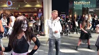 X Factor's Gary Barker surprises shoppers at Liverpool ONE with MD Productions