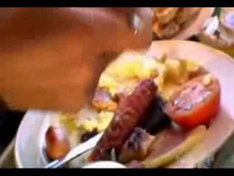 Anthony Bourdain having breakfast in Ireland