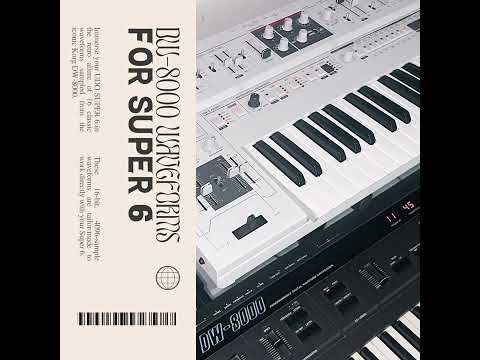 Korg DW-8000 Waveforms For The UDO Super 6