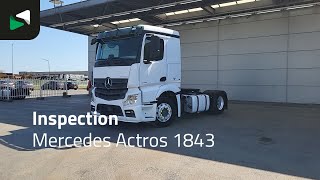 Mercedes-Benz Actros 1843 4X2 ClassicSpace Retarder truck tractor | Image 4 - Autoline