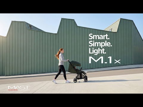 Passeggino M.1x Taupe Leggero Compatto Pieghevole con Una Mano