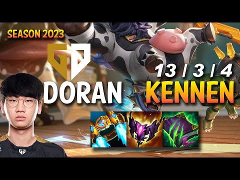 GEN Doran KENNEN vs JAX Top - KR Ranked