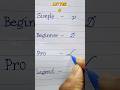 Letter D Writing Style ️ ️ Lettering Ytshorts Shorts Calligraphy