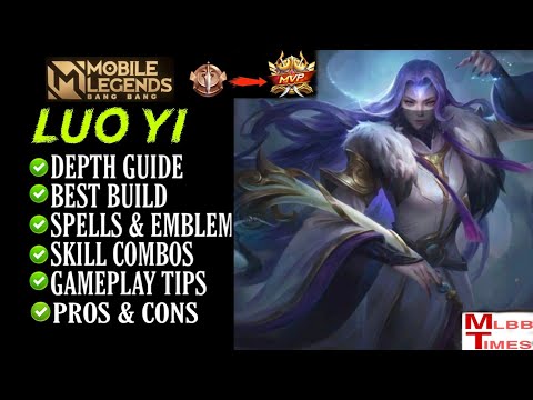 Luo Yi Best Guide Mobile Legends 2022 | Luo yi best build | Luo yi tutorial | Luo yi tips and tricks