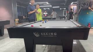 play billards with my friends